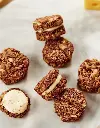 Dark Chocolate Oat Crunch With Sea Salt & Cheese Filling