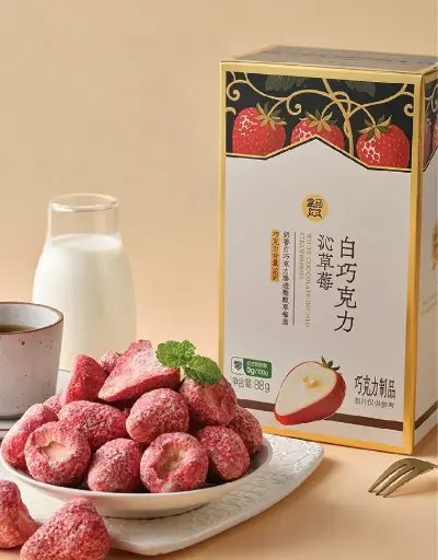 White Chocolate-Infused Strawberry
